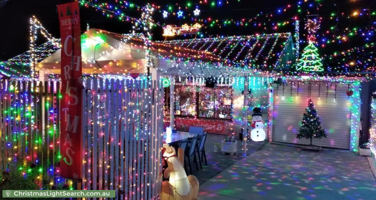 Christmas Light display at 6 Albara Road, Ingle Farm