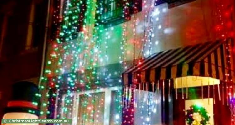 Christmas Light display at 41 Katoomba Street, Harrison