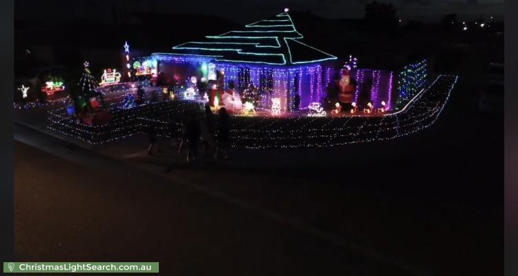 Christmas Light display at  Hatfield Road, Ellenbrook