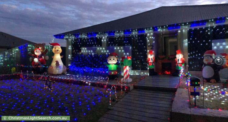 Christmas Light display at  Cnr Parksview Drive & Carob Way, Vasse