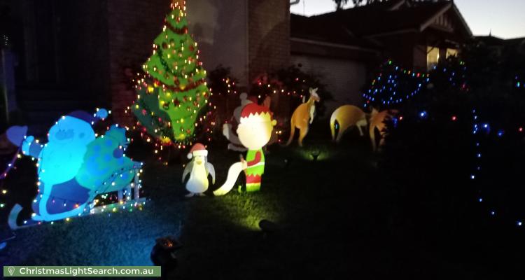 Christmas Light display at 78 Telopea Crescent, Mill Park