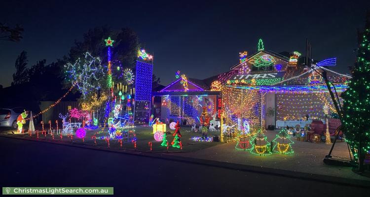 Christmas Light display at 3 Clydesdale Drive, Vasse