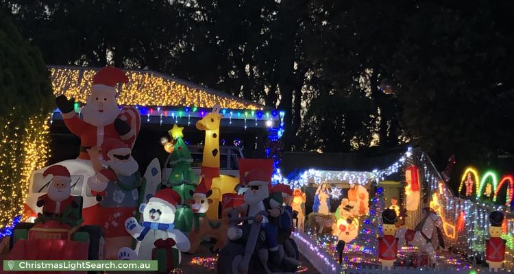 Christmas Light display at 73 Clydebank Avenue, West Busselton