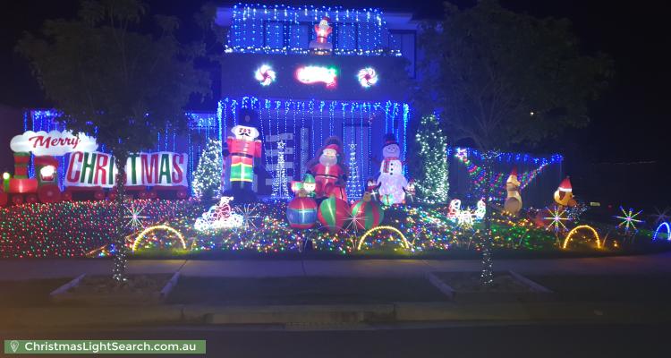 Christmas Light display at 18 Bartley Street, Mango Hill