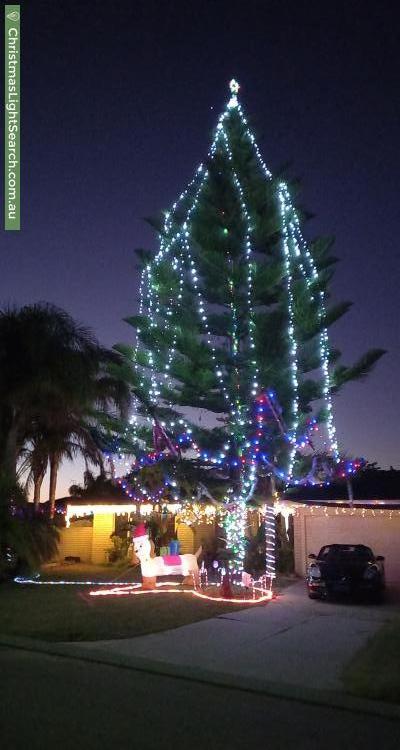 Christmas Light display at 6 Saint Tropez Court, Port Kennedy