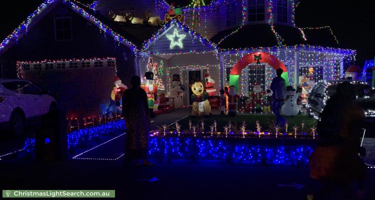 Christmas Light display at 10 Belvoir Gardens, Derrimut