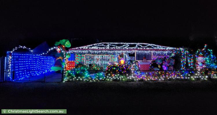 Christmas Light display at 3 Peart Crescent, Murray Bridge