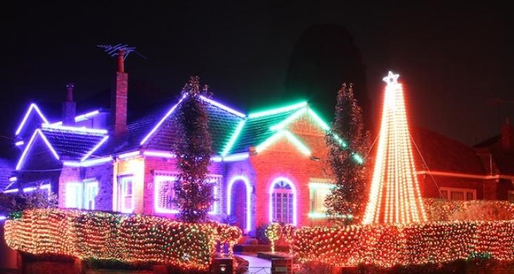 Coleman Avenue, Kew East Christmas Lights - No longer!