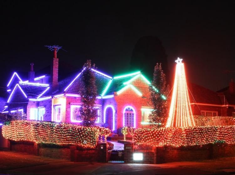 Coleman Avenue, Kew East Christmas Lights